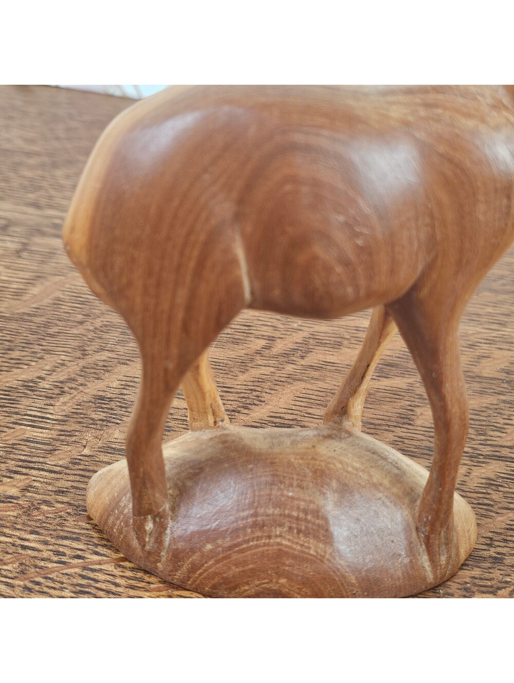 Vintage Hand Carved Wood Zebra & Gazelle Figurines African Safari Lot - Picture 15 of 15